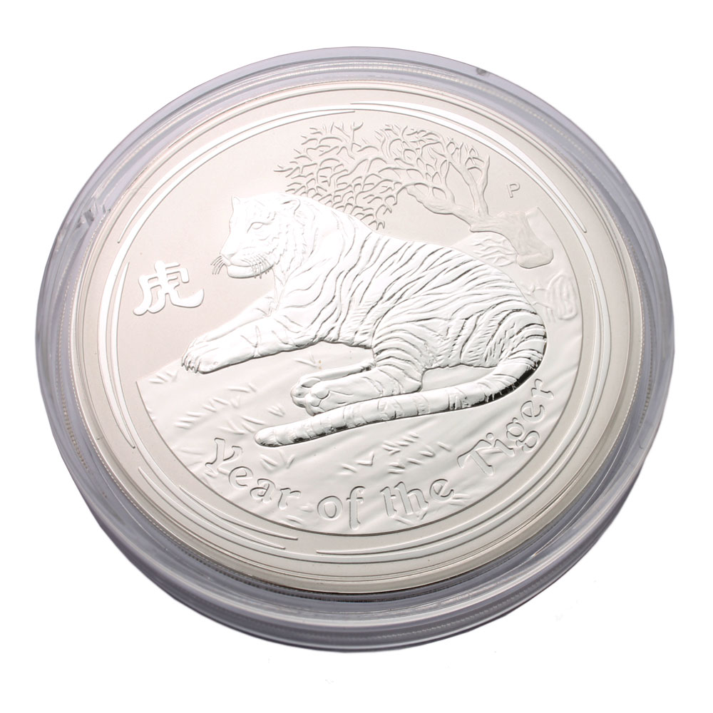 2010 Year Of The Tiger 1kg Silver Coin
